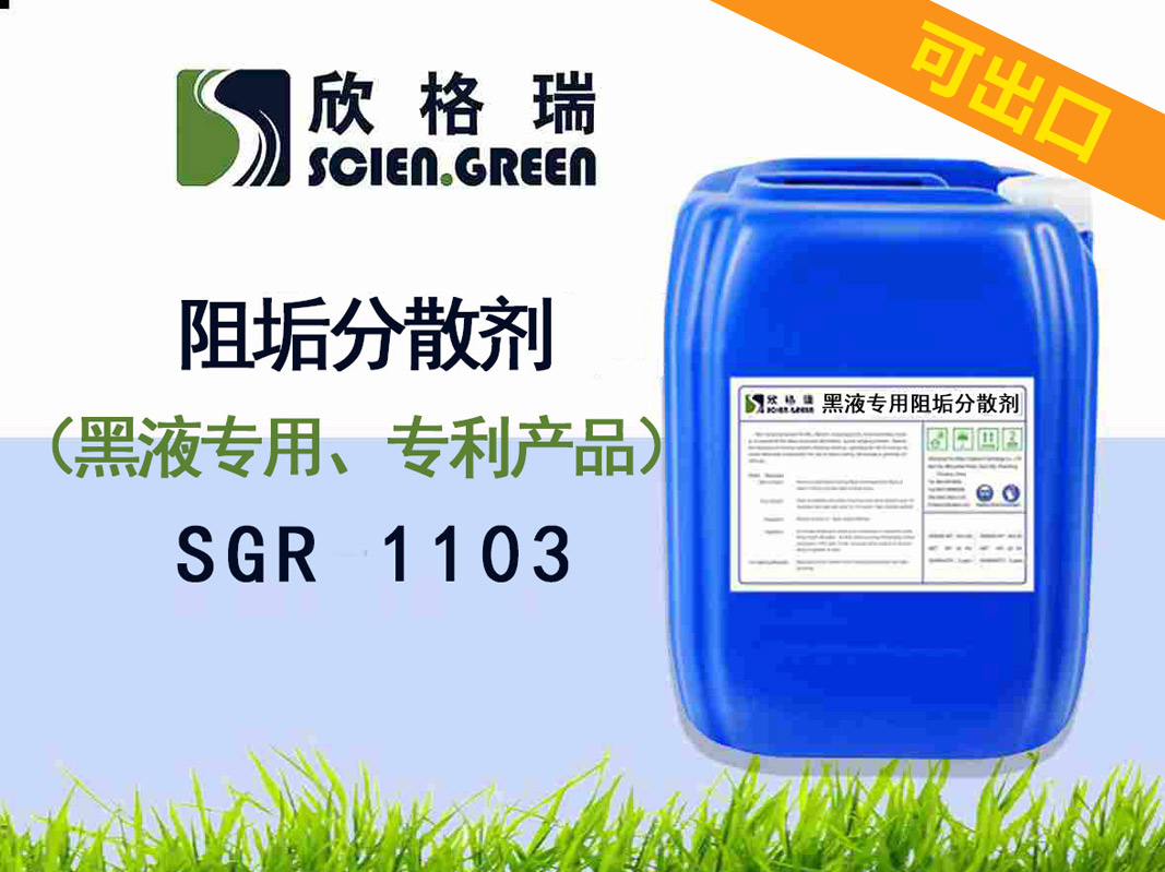 出口造紙廢水蒸發(fā)阻垢劑/黑液專用阻垢分散劑（專利產品）SGR1103